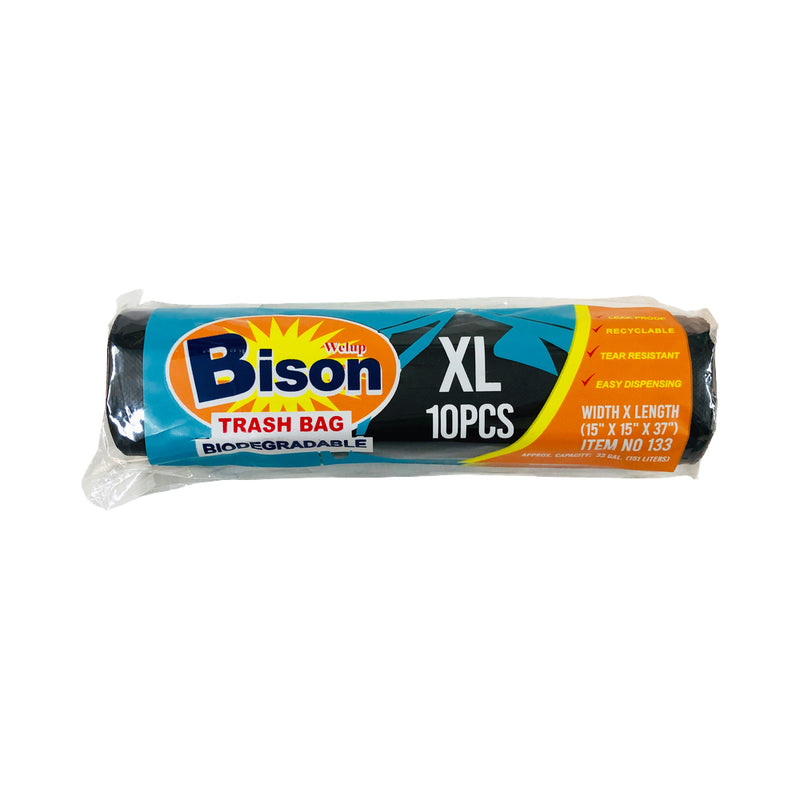 Bison Trash Bags XL 15 x 15 x 37in 10's