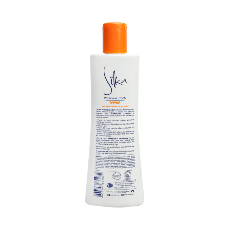 Silka Papaya Whitening Lotion Papaya 200ml