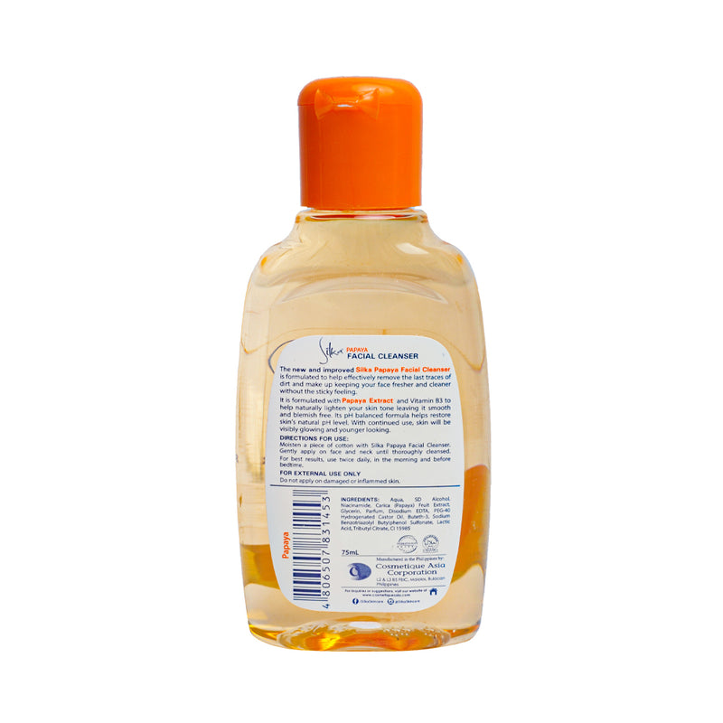 Silka Facial Cleanser Papaya 75ml