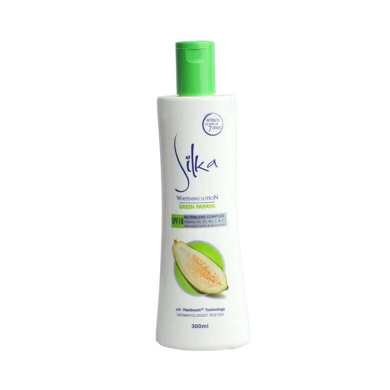 Silka Green Papaya Whitening Lotion SPF 10 300ml