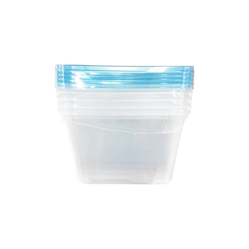 Ready-Wrap U1000 Colored Lid And Clear Container 5's