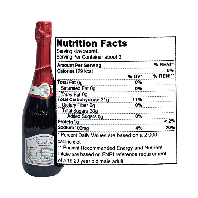 Novellino Sparkling Red 750ml