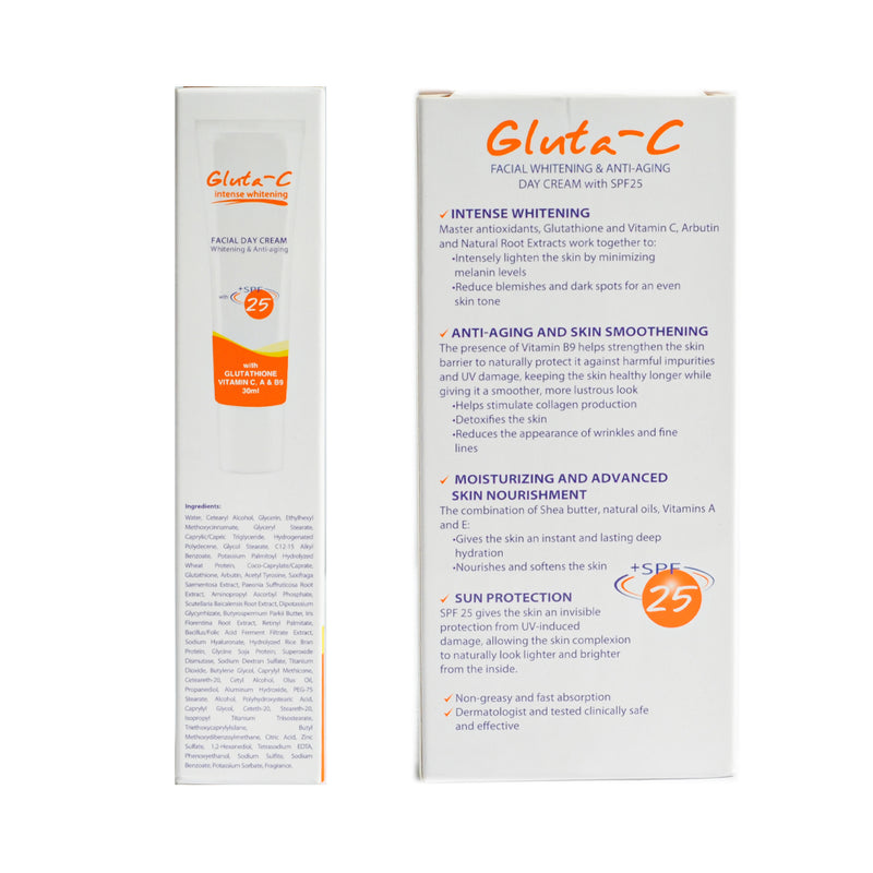 Gluta-C Intense Whitening Facial Day Cream SPF 25 30ml