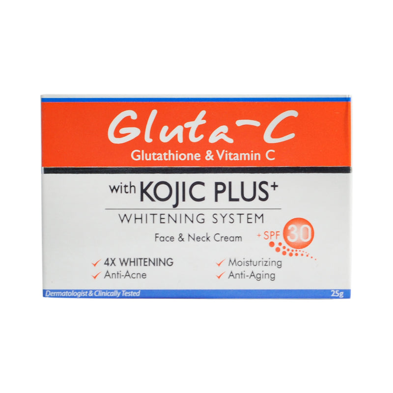 Gluta-C With Kojic Plus+ Face and Neck Cream + SPF30 25g