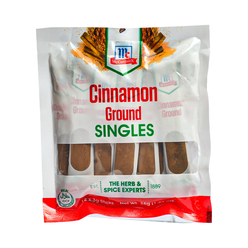 McCormick Cinnamon Ground Singles 3g x 12's