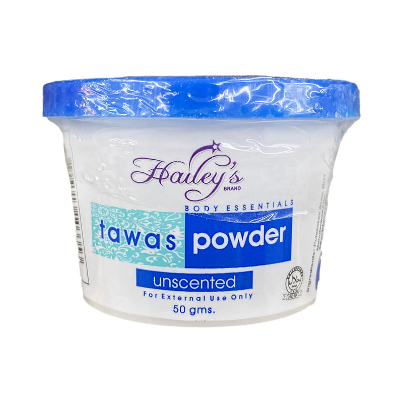 Hailey's Tawas Powder Unscented 50g