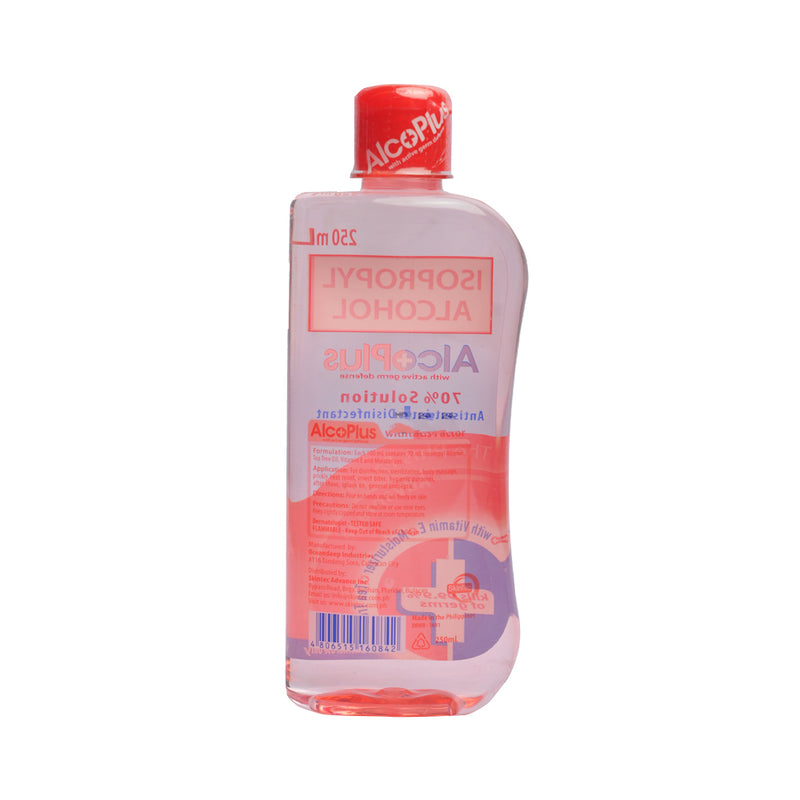 Alcoplus 70% Isopropyl Alcohol 250ml