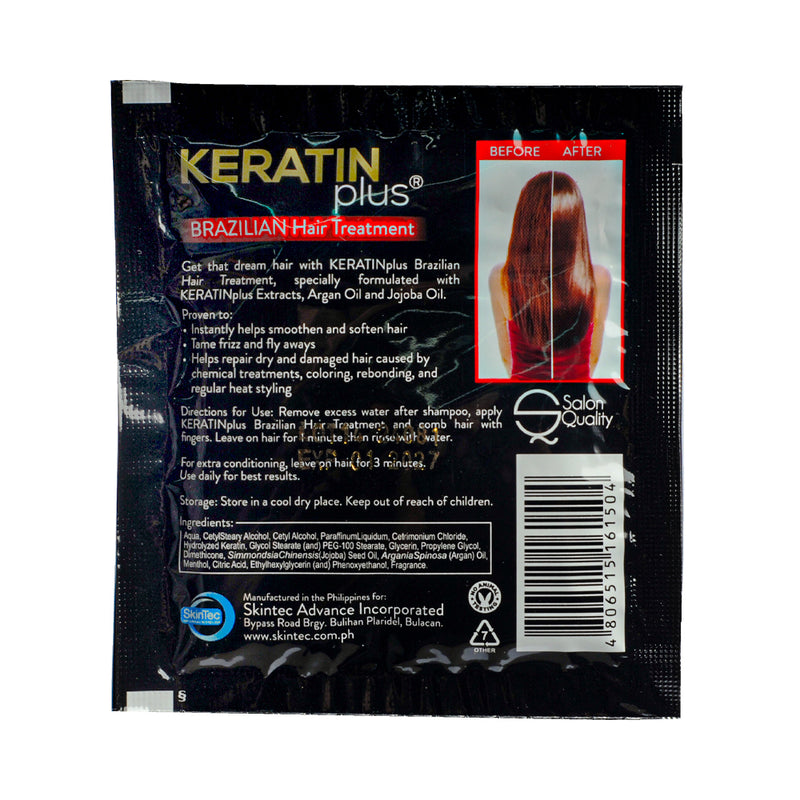 Keratin Plus Brazilian Hair Treatment 20g x 12's