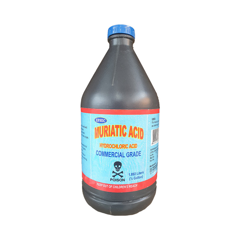 Ellestreque Muriatic Acid Commercial Grade 1/2gal