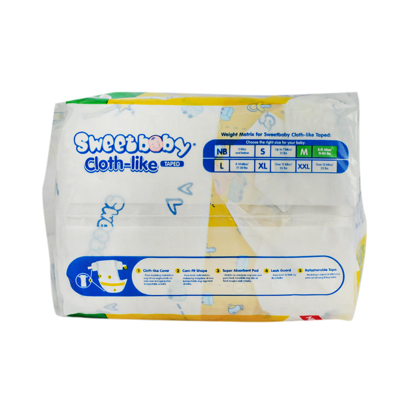 Sweet Baby Diapers Medium 12's