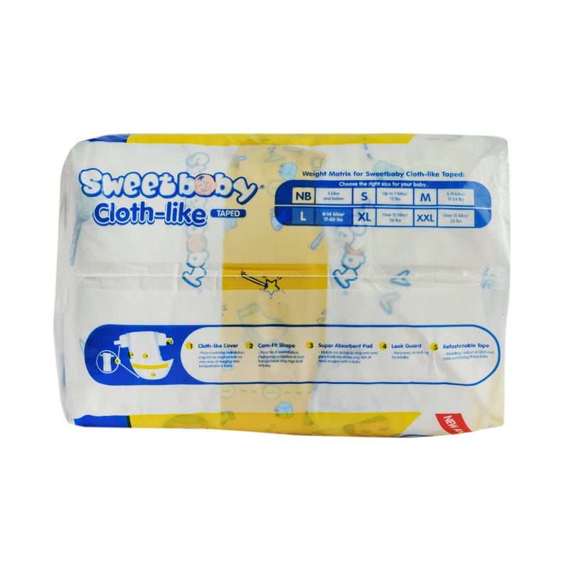 Sweet Baby Diapers Large 12's