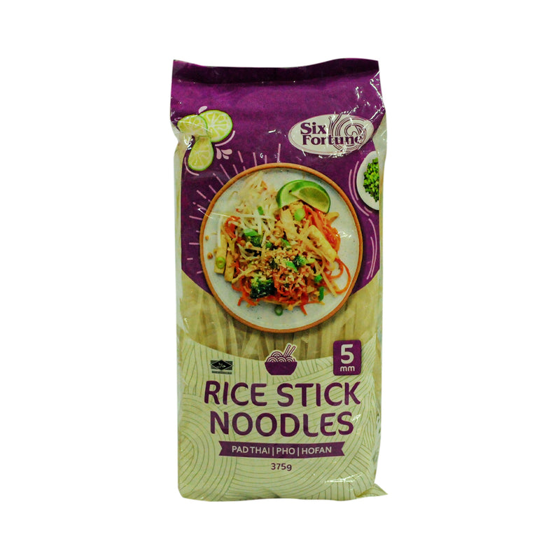 Six Fortune Rice Stick Noodles Hofan 5mm (375g)