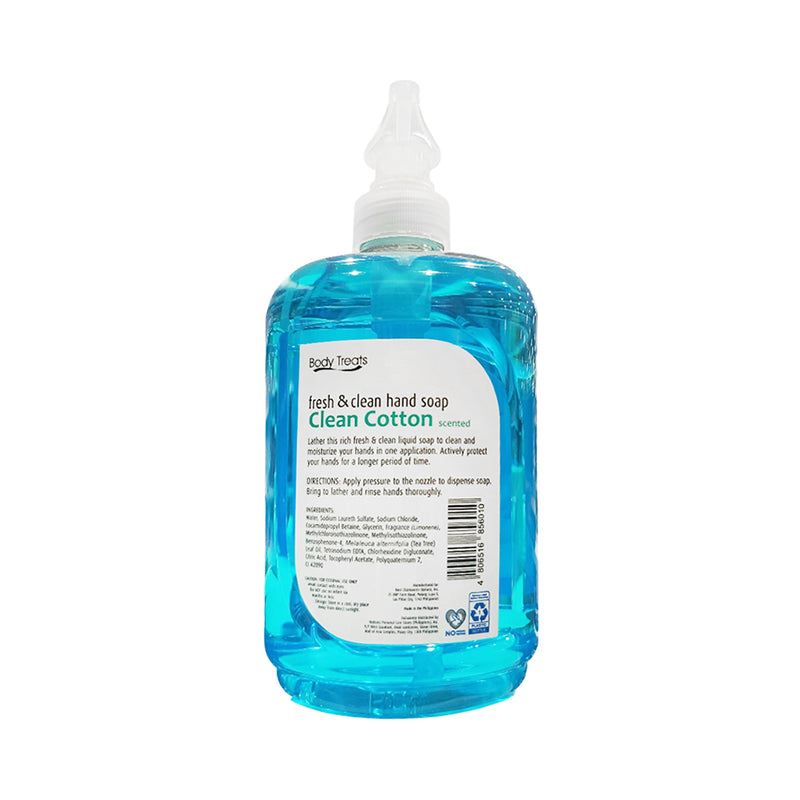 Body Treats Fresh And Clean Hand Soap Scented 750ml