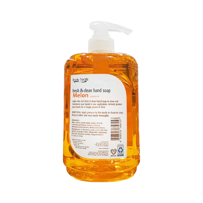 Body Treats Fresh And Clean Hand Soap Scented 750ml