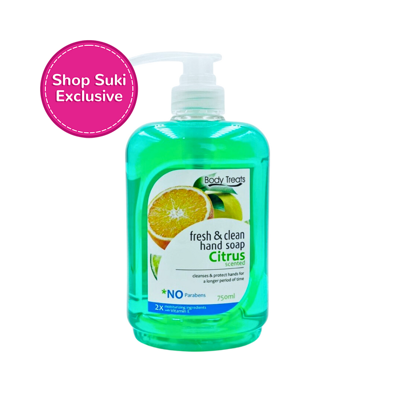 Body Treats Citrus Hand Soap 750ml