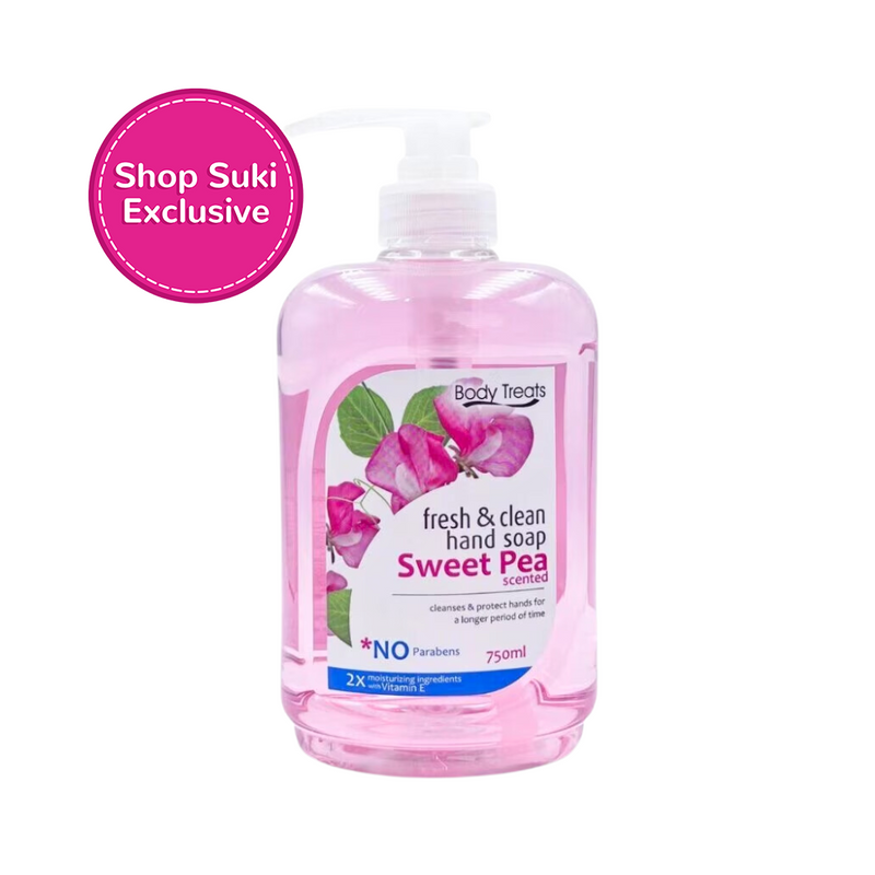 Body Treats Sweet Pea Hand Soap 750ml