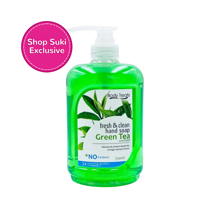 Body Treats Green Tea Hand Soap 750ml