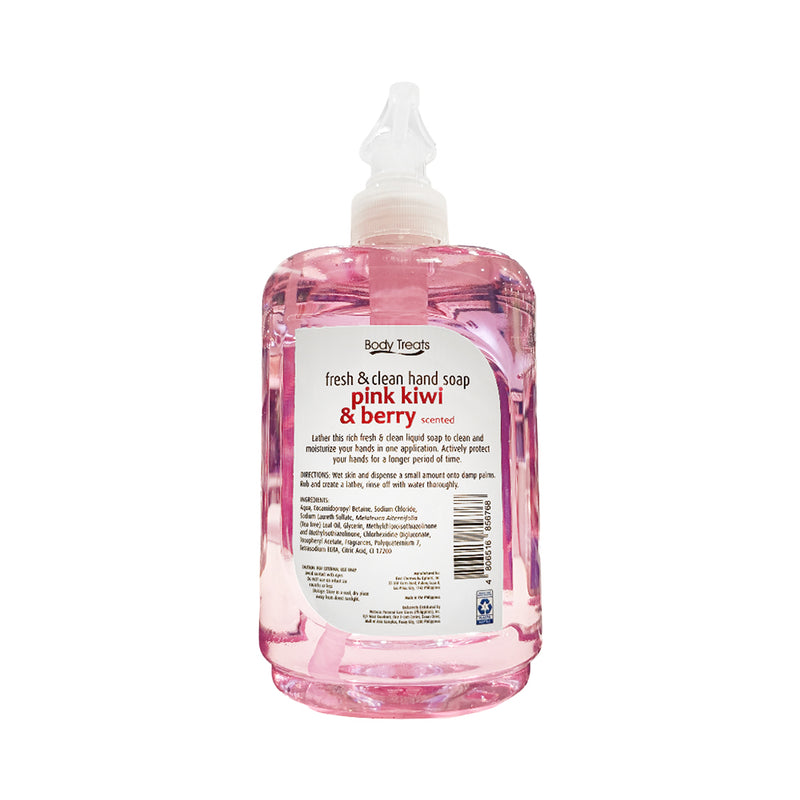Body Treats Fresh And Clean Hand Soap Scented 750ml