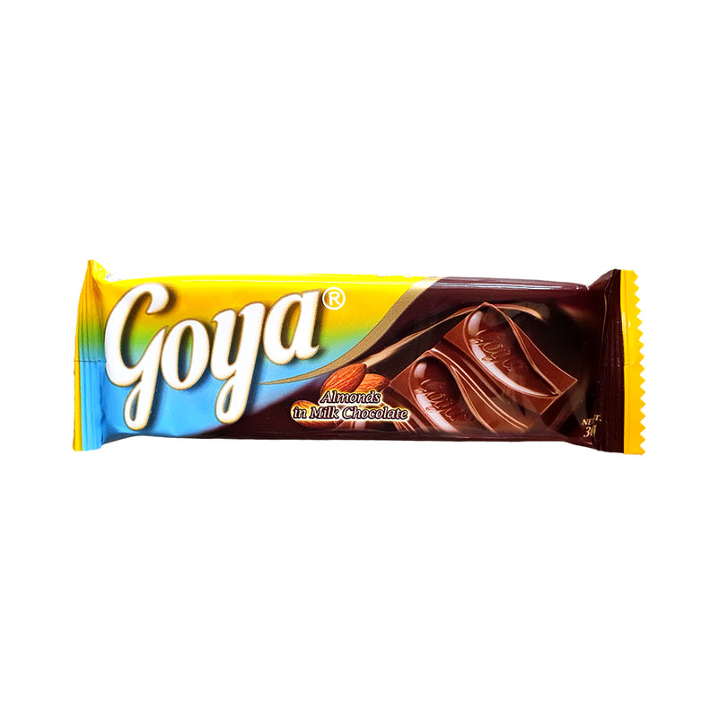 Goya Bar Milk Chocolate Almonds 30g