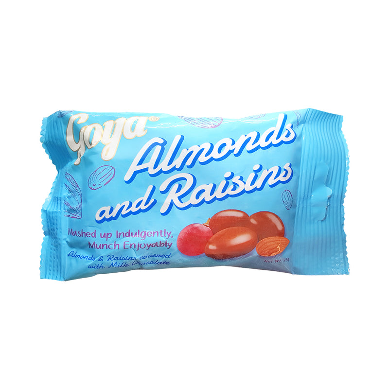 Goya Almonds And Raisins Covered With Milk Choco 33g