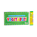 Accordion Learning Cards Vegetables