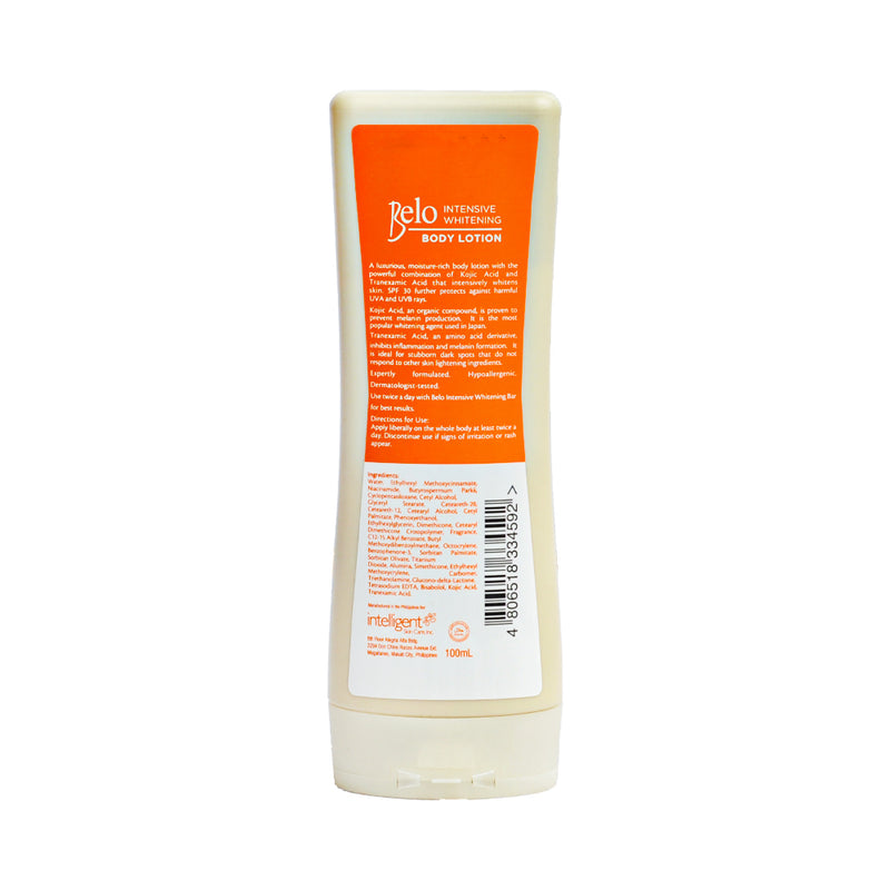 Belo Kojic Acid + Tranexamic Acid SPF30 Whitening Body Lotion 100ml