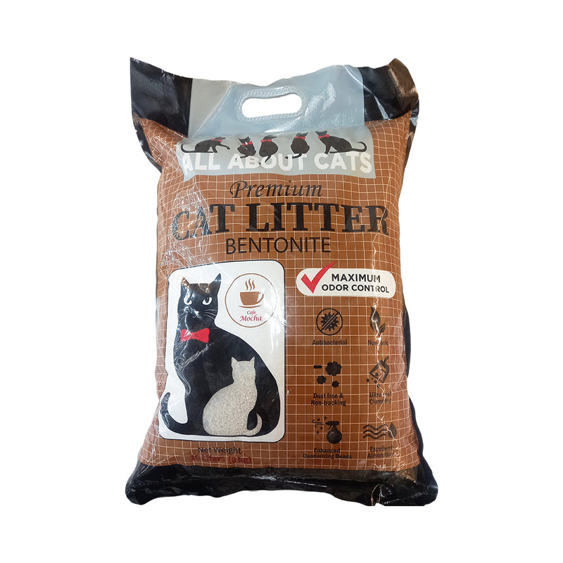 All About Cats Premium Cat Litter Cafe Mocha 8kg