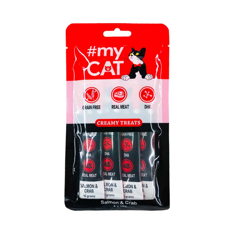 My Cat Food Creamy Treats 15g x 4's