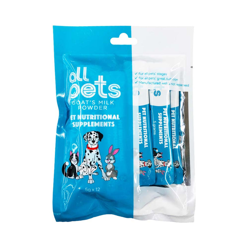All Pets Goat's Milk Powder 5g x 12's