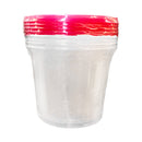 Ready-Wrap S25 Colored Lid And Clear Bowl Container 5's
