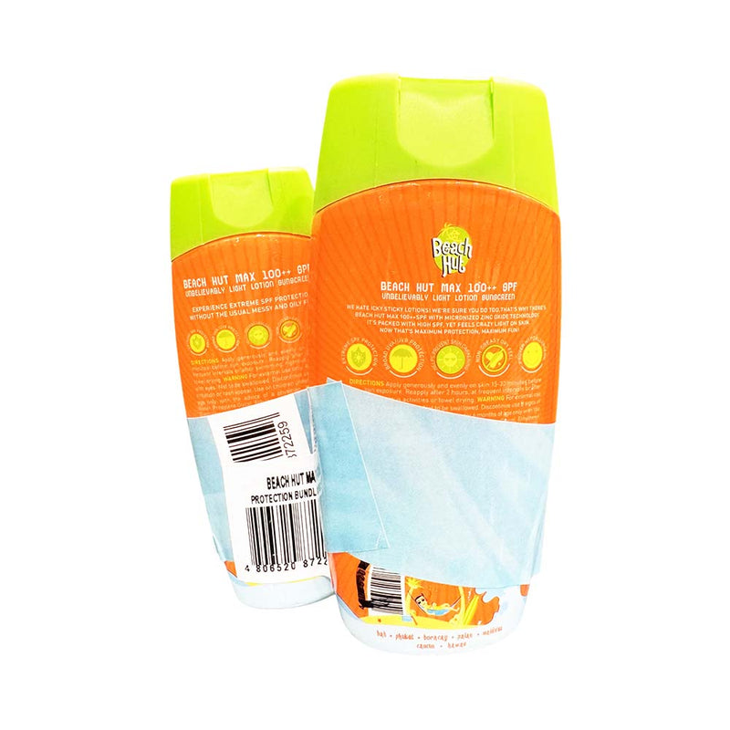Beach Hut Max 100++ SPF Light Lotion Sunscreen 100ml + 50ml
