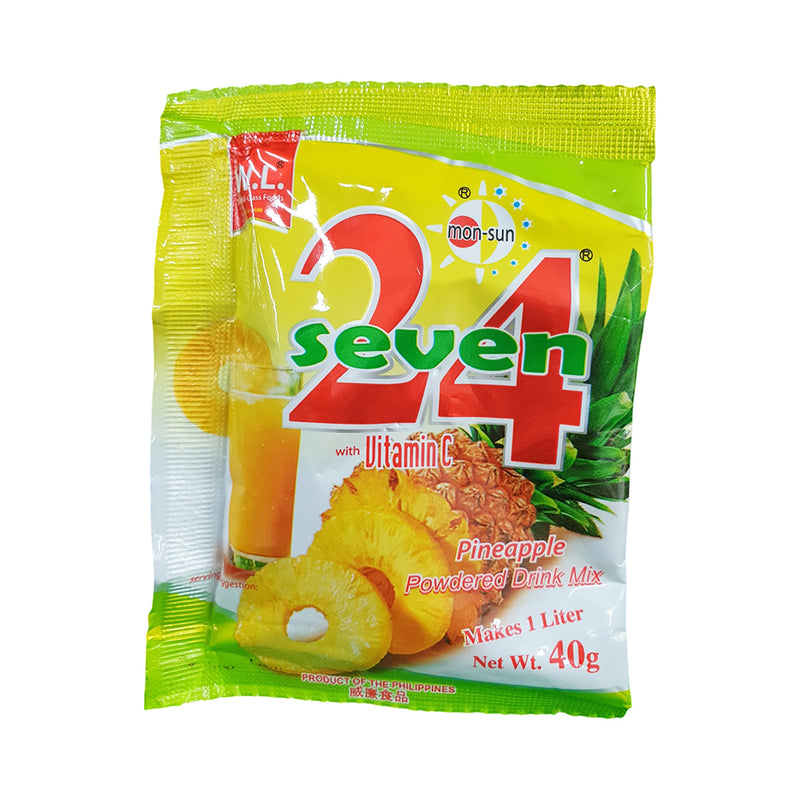 24 Seven Powdered Juice Pineapple 40g