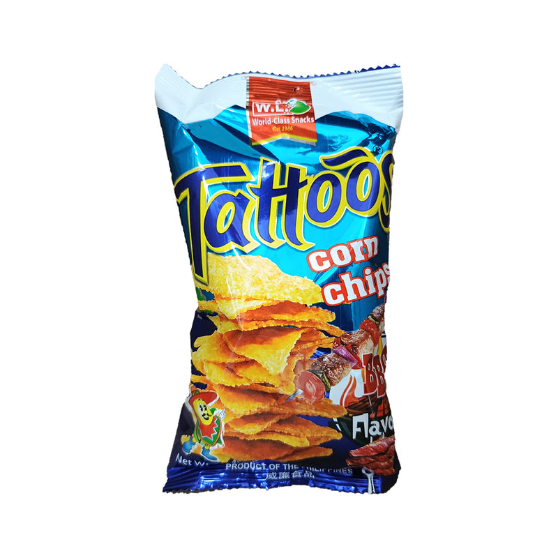 W.L. Tattoos Chips BBQ 58g