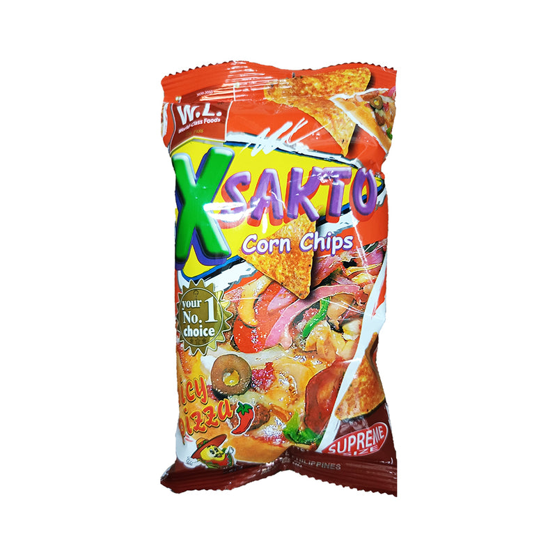 W.L. Xsakto Corn Chips Spicy Pizza 58g