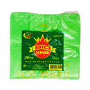 Bioking Plastic Bag Medium Green 100's