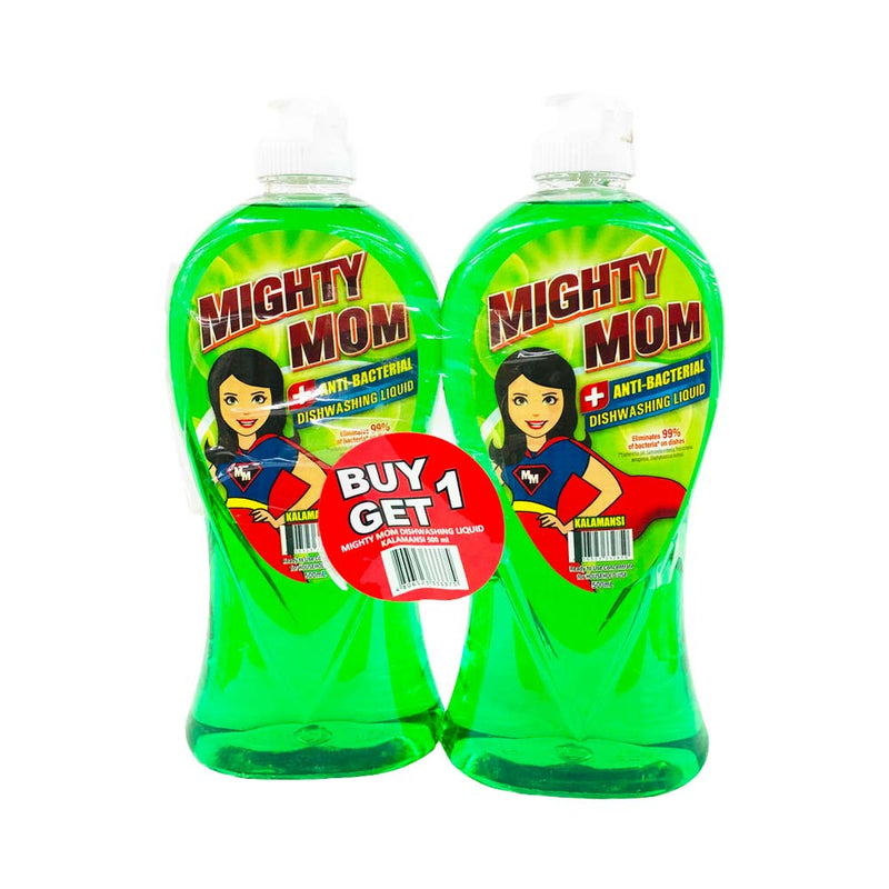 Mighty Mom Anti Bacterial  Dishwashing Liquid Kalamansi x 2's