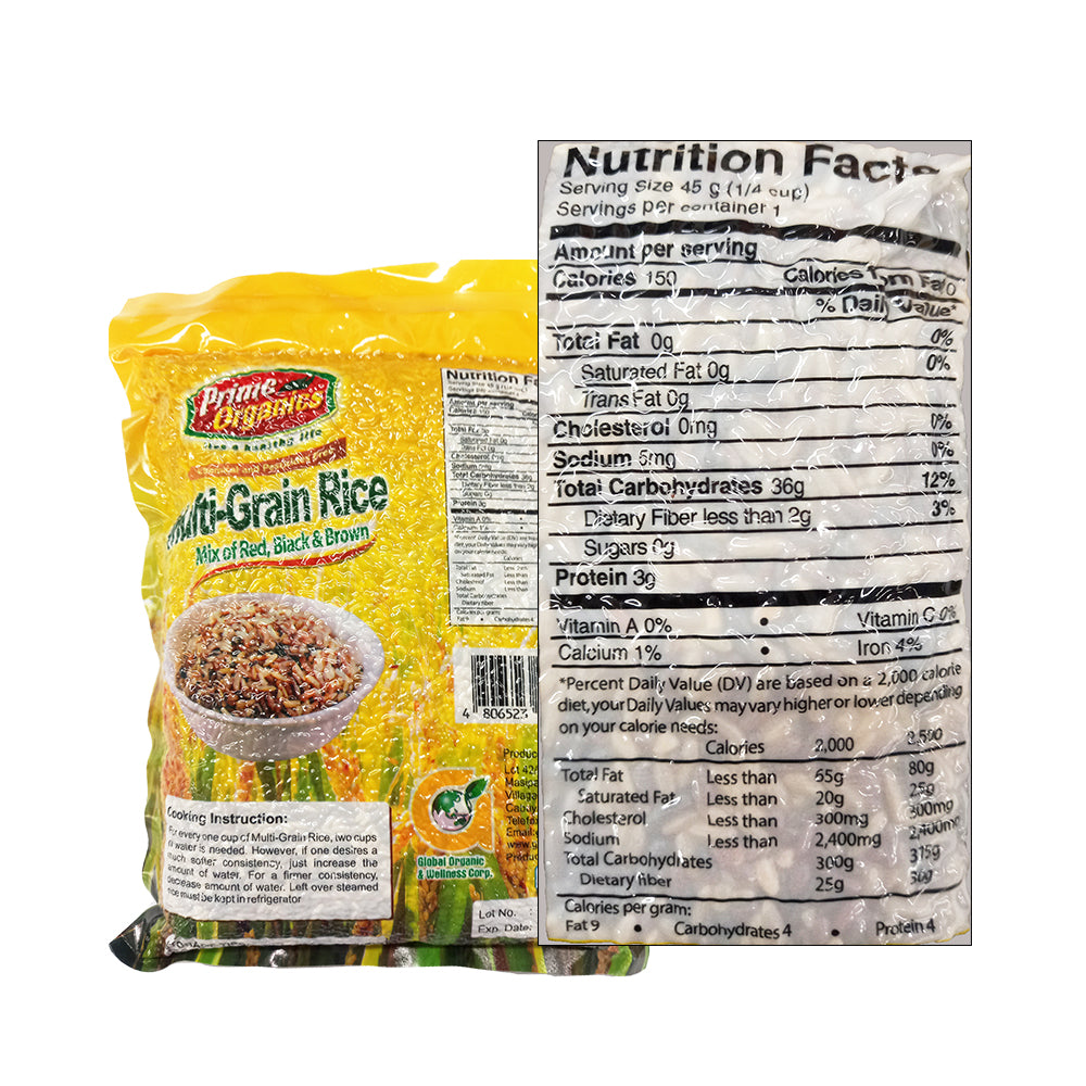 Multigrain Rice Mix Prime Organics Multi-Grain Rice Mix 2kg