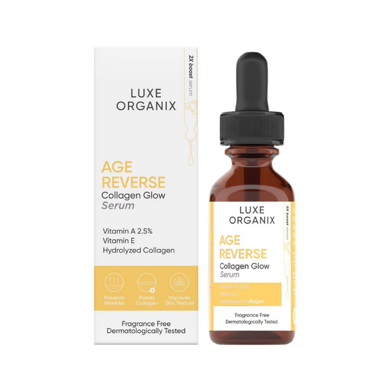 Luxe Organix Age Reverse Collagen Glow Serum 30ml