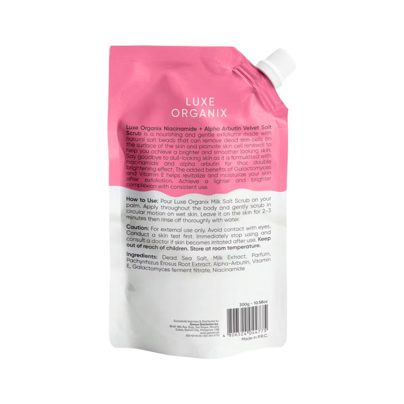 Luxe Organix Alpha Arbutin Spa Salt 300g