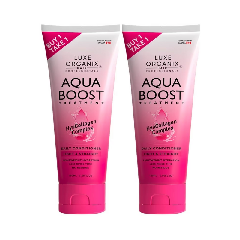 Luxe Organix Aqua Boost Hair Treatment Aqua Light And Straight 180ml