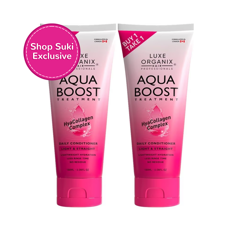 Luxe Organix Aqua Boost Hair Treatment Aqua Light And Straight 180ml