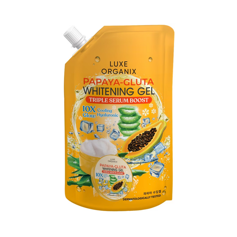 Luxe Organix Papaya + Gluta Whitening Gel 200ml