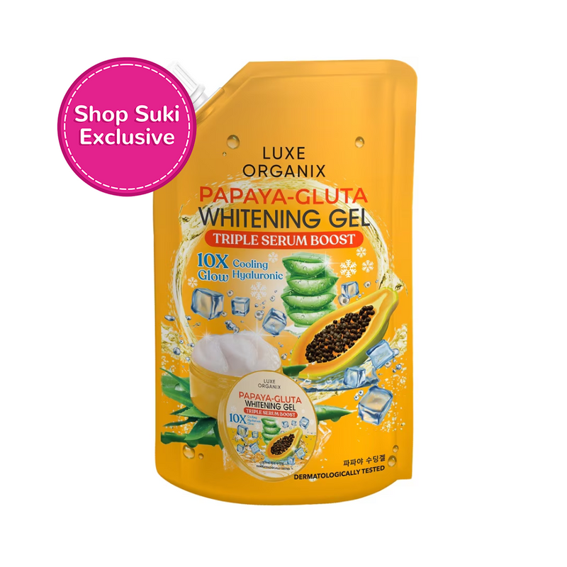 Luxe Organix Papaya + Gluta Whitening Gel 200ml