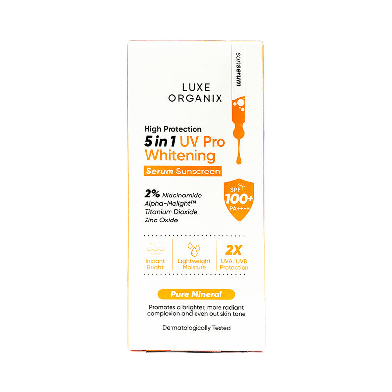 Luxe Organix 5in1 UV Pro Whitening Serum Sunscreen SPF 47 PA+++ 40ml