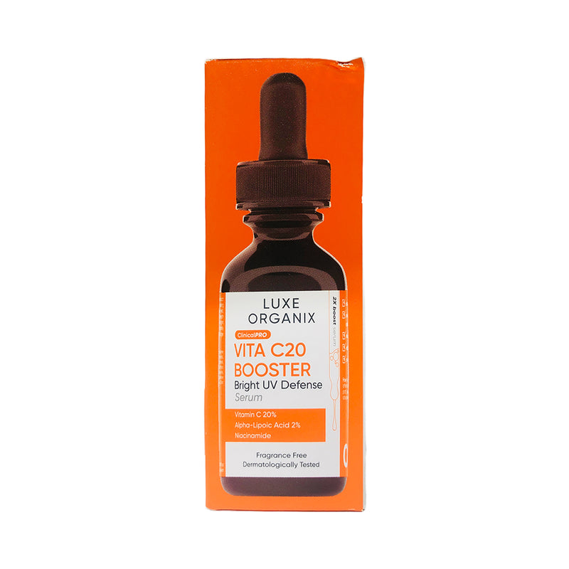 Luxe Organix Vit C20 Booster Bright UV Defense Serum 30ml