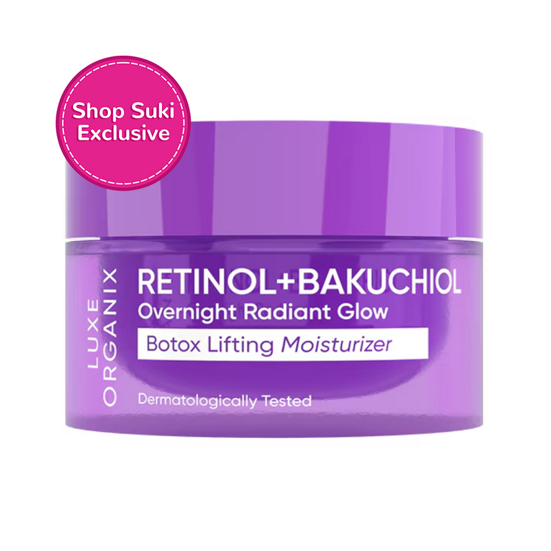 Luxe Organix Retinol + Bakuchiol Overnight Radiant Glow Botox Lifting Moisturizer 50g