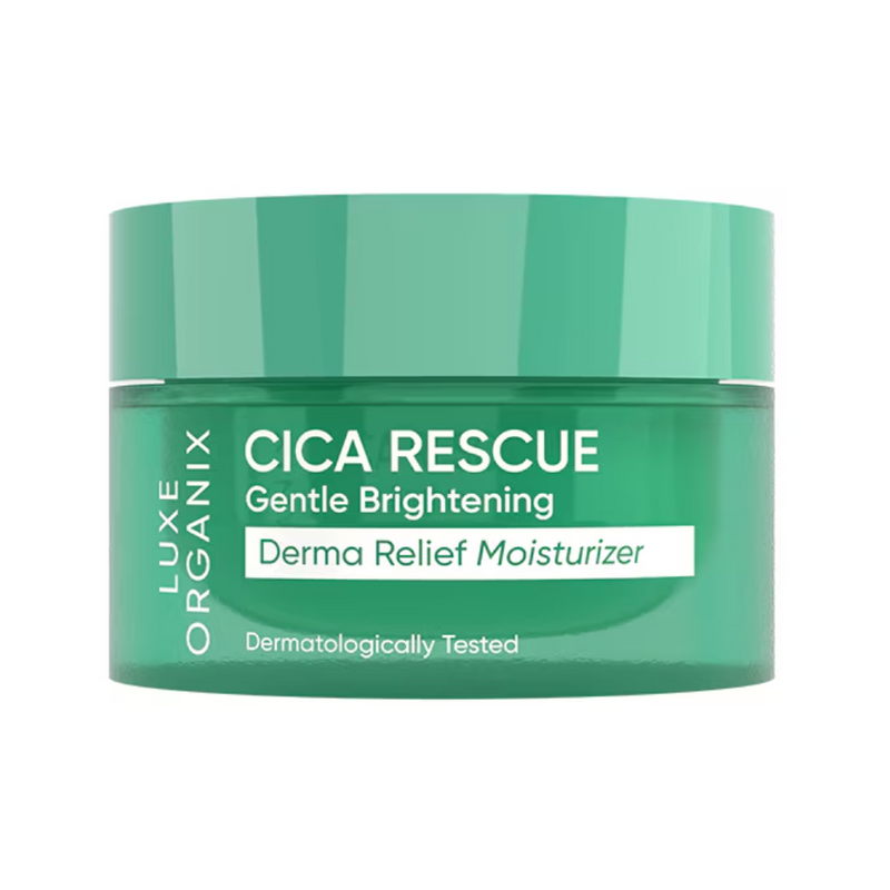 Luxe Organix Cica Rescue Gentle Brightening Derma Relief Moisturizer 50g