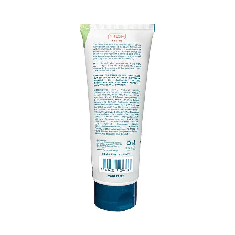 Fresh Hairlab Mint And Tea Tree 2 In 1 Serum Conditioner Treatment 200ml