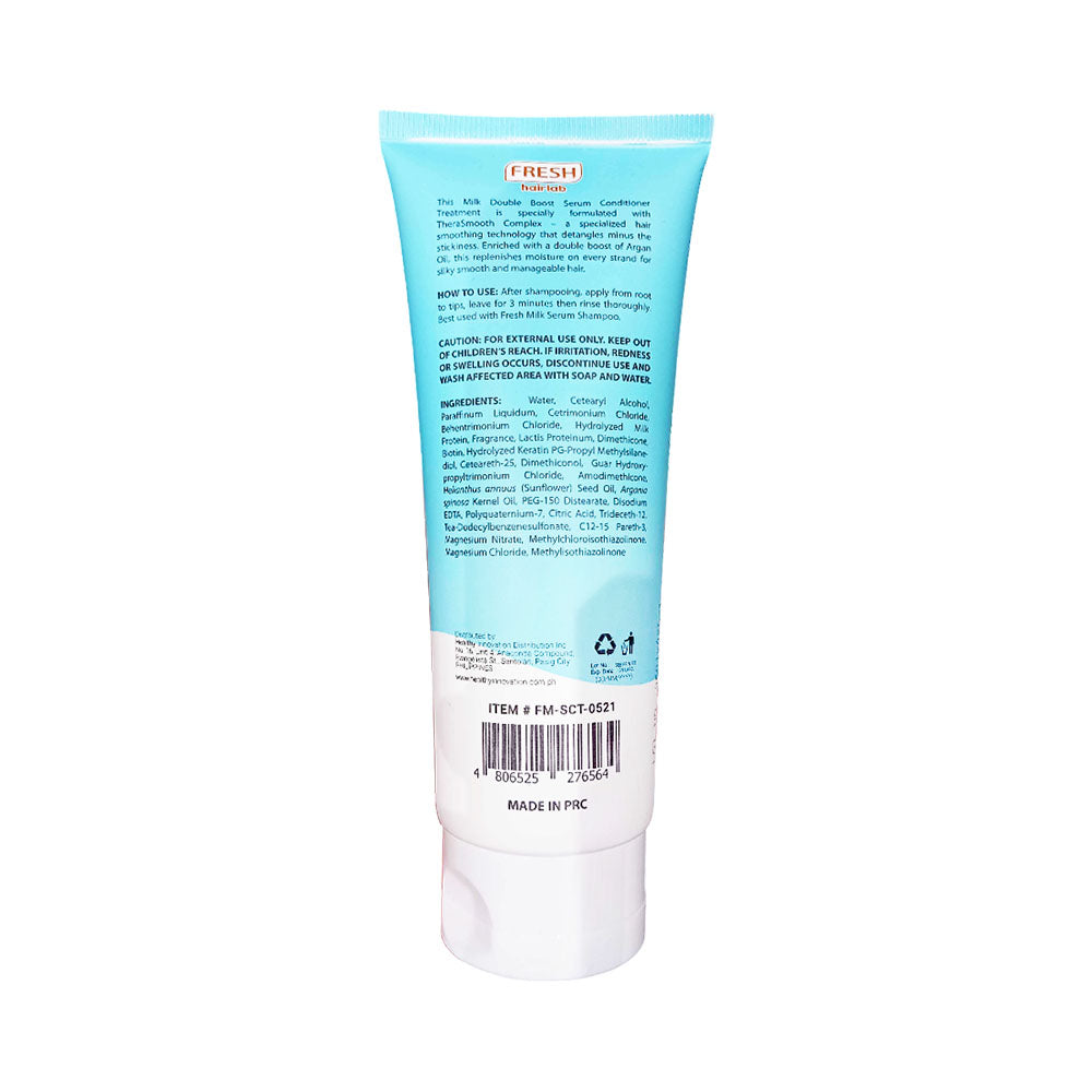 Fresh Hairlab Milk Double Boost Argan 2 in 1 Serum Conditioner Treatme