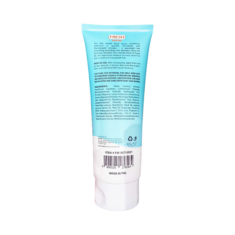 Fresh Hairlab Milk Double Boost Argan 2 in 1 Serum Conditioner Treatment